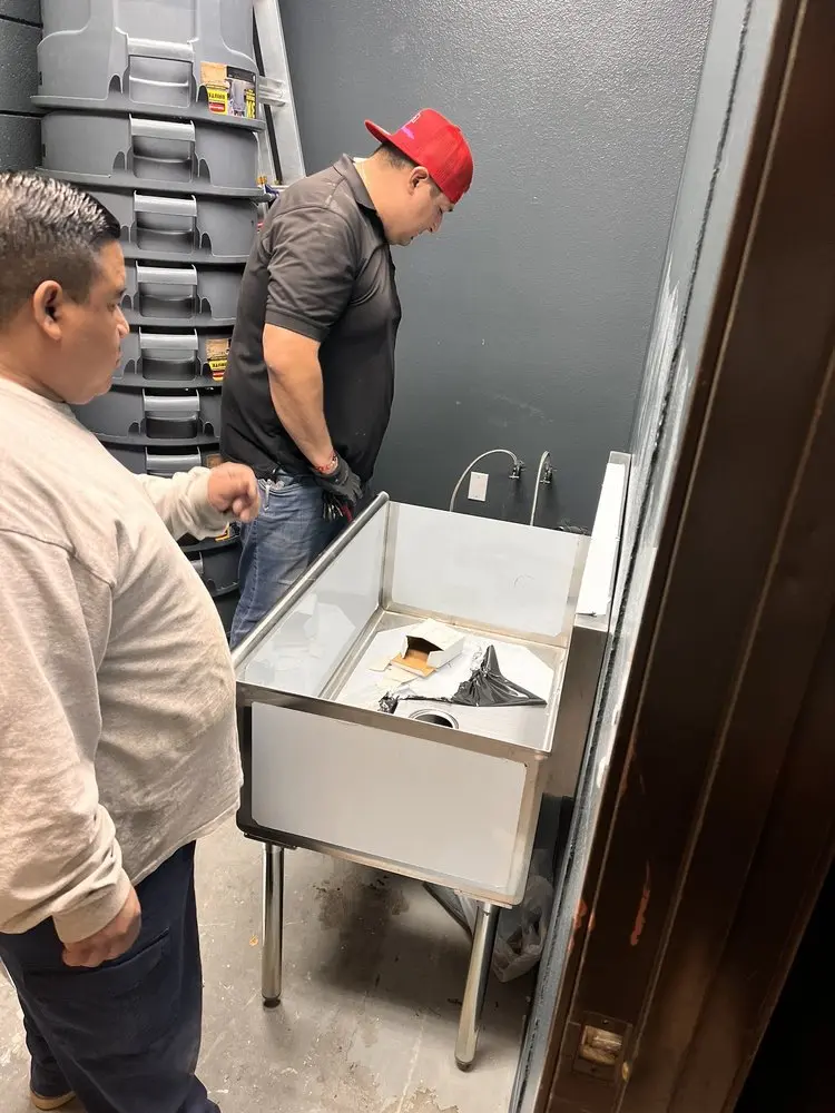 Commercial plumbing and sink installation in Nixa