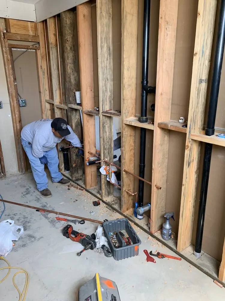Commercial rough-in plumbing for Water Heater Replacement in Nixa